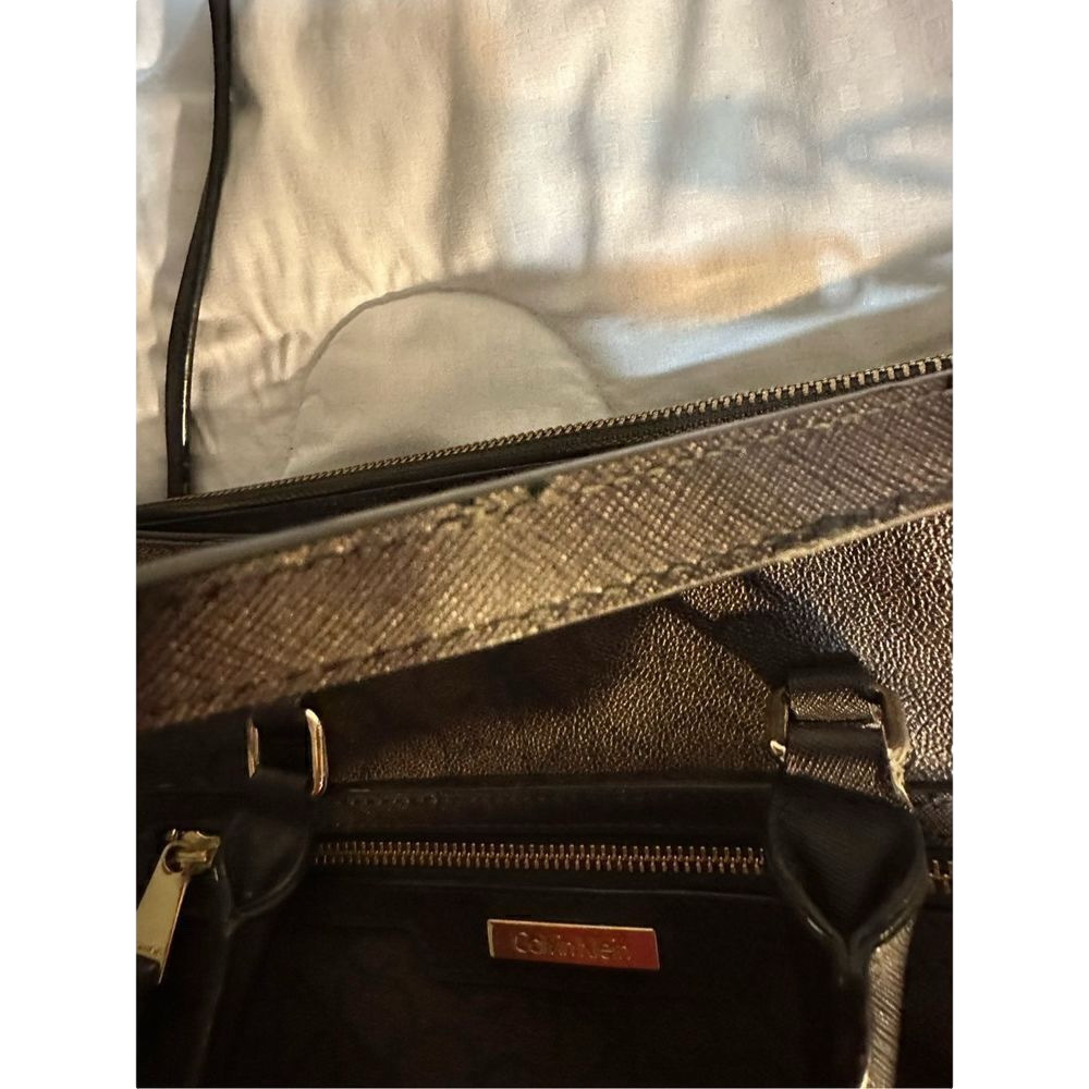 Calvin Klein Cross Body Purse Brown - Picture 6 of 10